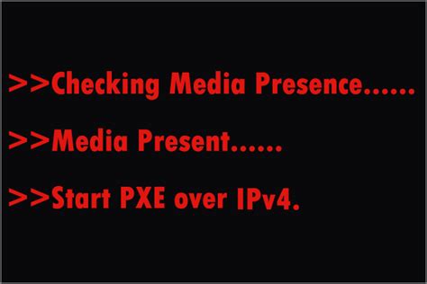 Start Pxe Over Ipv