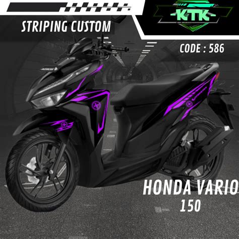 Jual List Sticker Stiker Lis Striping Variasi Aksesoris Motor Honda