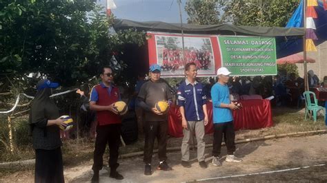 Semarak Semangat Kemerdekaan Dalam Turnamen Bola Volly Kabupaten Oki