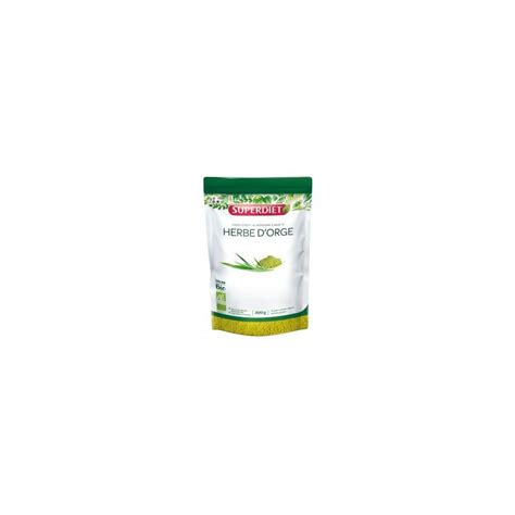 Herbe D Orge Bio Poudre 200g Super Diet