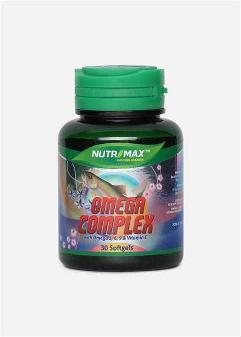 Nutrimax Omega Complex In Isi Softgel Original Lazada Indonesia