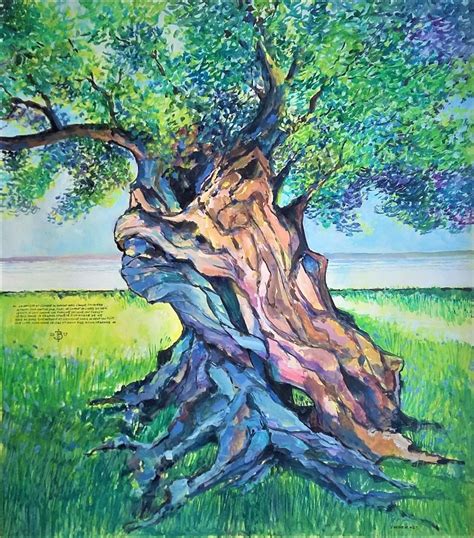 L Arbre De Vie Peinture Par Philippe Brobeck Artmajeur