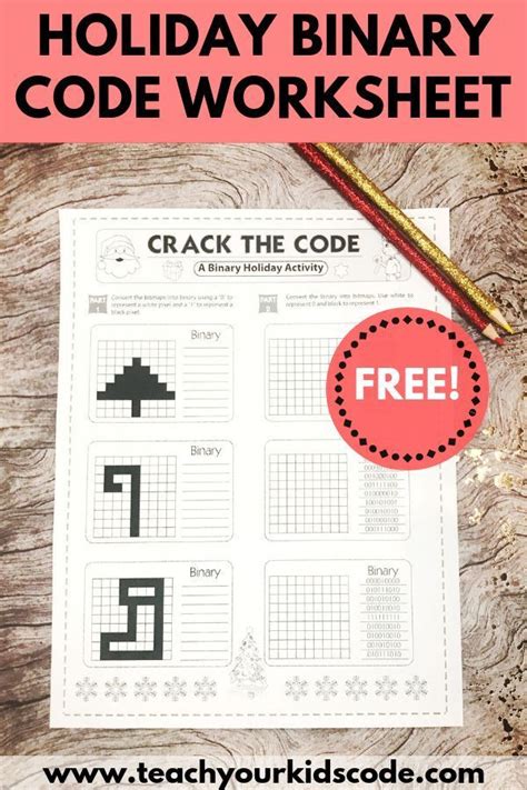 Binary Numbers Worksheet