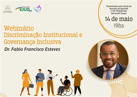 TJ promove Webinário sobre Discriminação Institucional e Governança