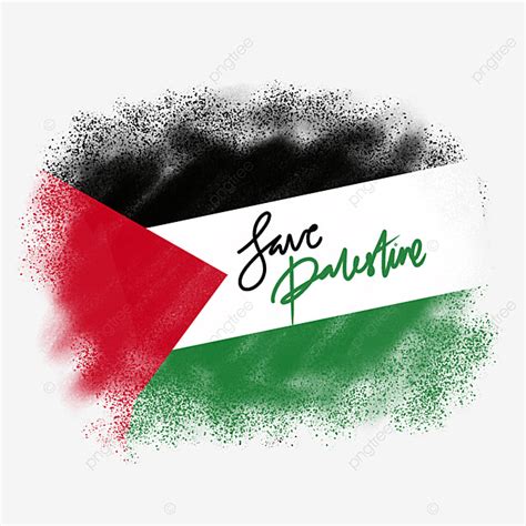 Palestine Flag Hd Transparent Palestine Flag With Hand Writing