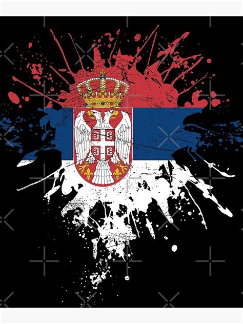 Serbian Flag Poster For Sale By Mila Redbubble