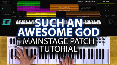 Such An Awesome God Mainstage Patch Keyboard Tutorial Maverick City