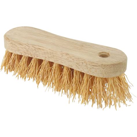 Brosse Laver Chiendent Monture Bois Naturel Brosserie Marchand