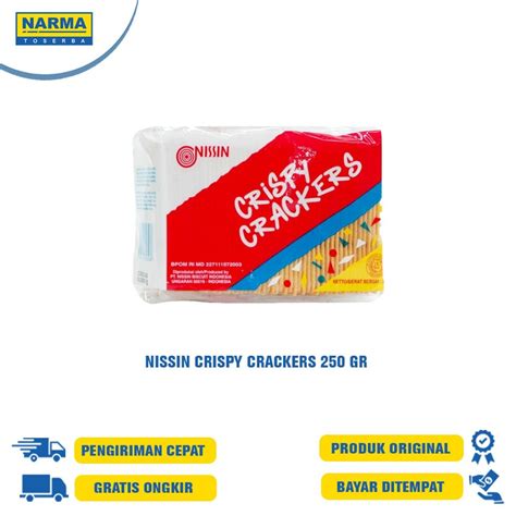 Jual Nissin Crispy Crackers Biskuit Gurih Renyah Gr Shopee Indonesia