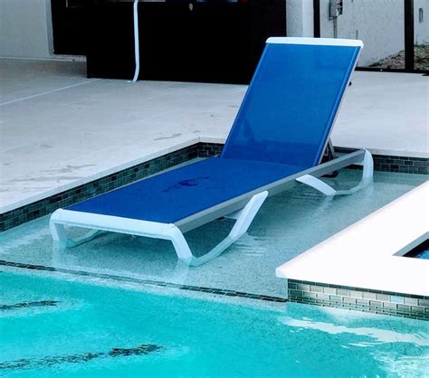 Swimming Pool Chair For Outdoor Lounging By The Pool Swimming Pool