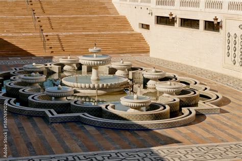 Hassan Tower the minaret of an incomplete mosque and modern Mausoleum of Mohammed V, Rabat ...