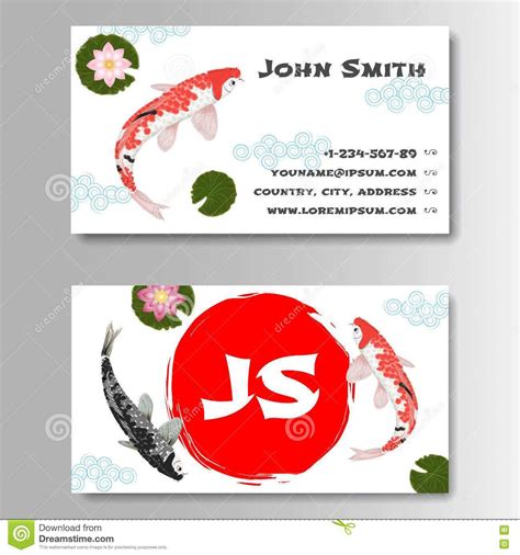 creative japanese business card design template   japanese