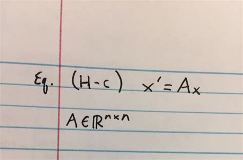 Assume A E Rnxn And Let X T Be A Fundamental Chegg