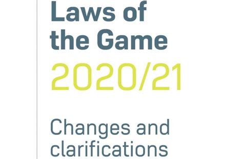 Laws Of The Game Changes For Dutch Referee Blog