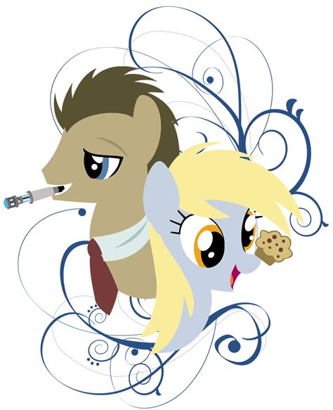 Safe Artist Pixelkitties Derpy Hooves Doctor Whooves Time