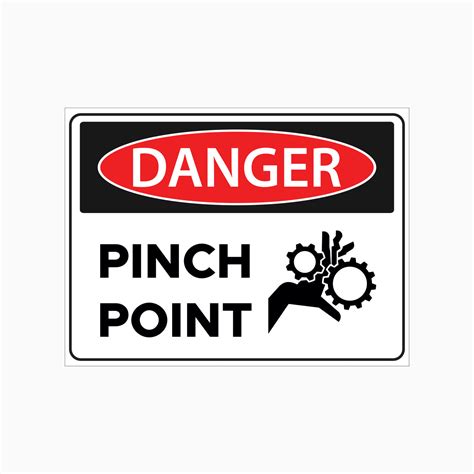 Danger Pinch Point Sign Get Signs Get Signs