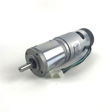 12V 120RPM 18kgfcm Planetary DC Geared Motor With Encoder