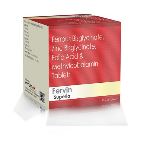 Ferrous Bisglycinate Zinc Bisglycinate Folic Acid & Methylcobalamin