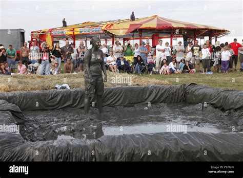 The Quirky Annual Mud Wrestling Championships Held At The Lowland