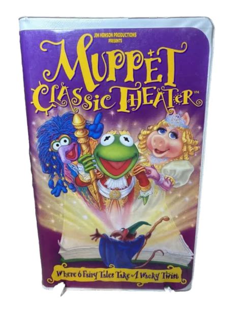 Muppet Classic Theater Vhs Tape 1994 Jim Henson Disney 6 Fairy Tales