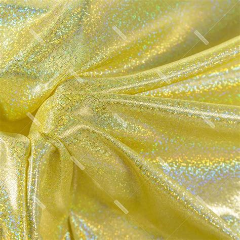 Shiny And Smooth Golden Yellow Lame Dressmaking Fabric OneYard