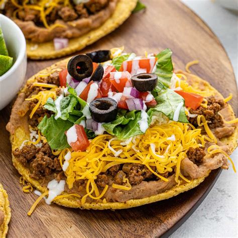 Easy Ground Beef Tostadas Recipe Eating On A Dime