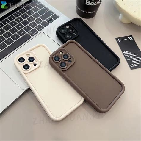 Cod Estojo De Silicone Macio De Luxo Antiderrapante Para Telefone