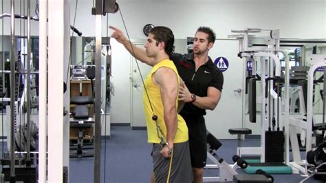 Single Arm Tricep Extension By Trainer Johnny Youtube