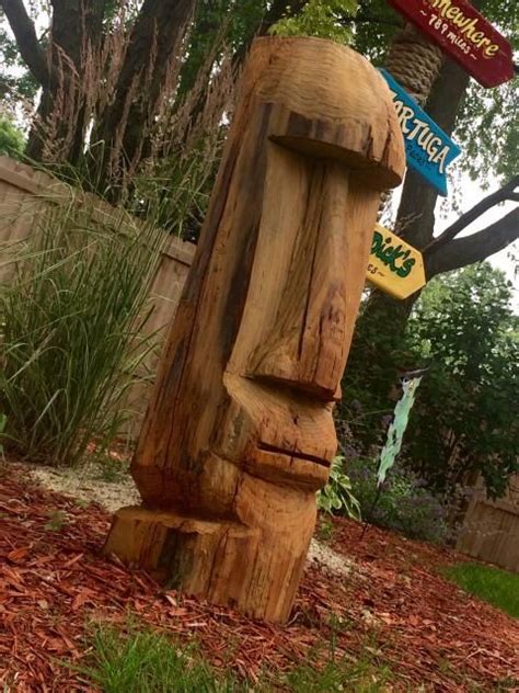 Here Are A Few Of My Recently Carved Tikis Tiki Central Easter