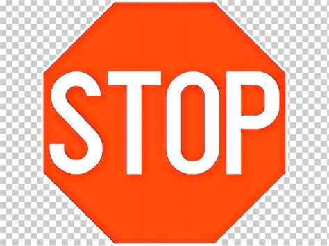 Orange Stop Sign