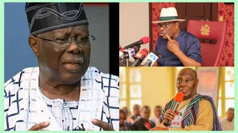 Bode George Speaks On Rift Between Atiku And Wike Says Devil Has Entered Pdp Kanyi Daily News