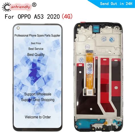 6 5 IPS A53 LCD For OPPO A53 2020 4G CPH2127 CPH2131 LCD Display Touch