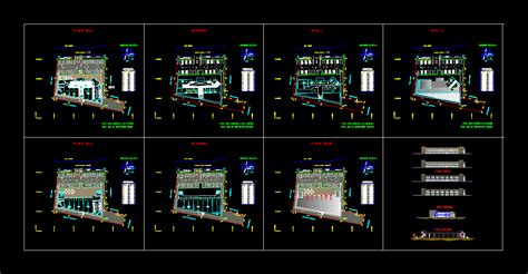 Centro Comercial En Autocad Librer A Cad