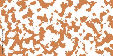 Light Brown And White Cowhide As A Seamless Pattern Spotted Vector