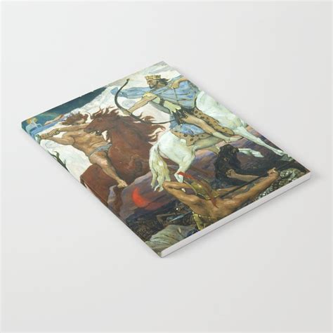 Four Horsemen of Apocalypse by Viktor Vasnetsov (1887) Notebook by The ...