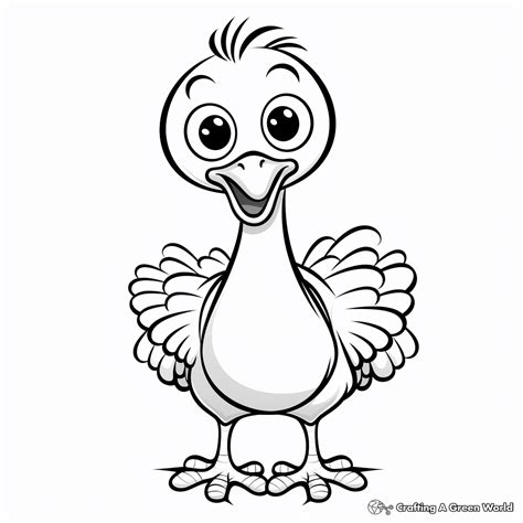 Baby Turkey Coloring Pages Free And Printable