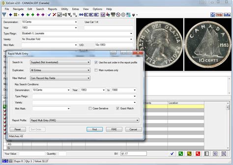 Coin Collecting Software Ezcoin From Softpro