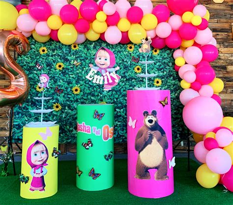 Masha And The Bear Birthday Party So Pretty Bear Birthday Party