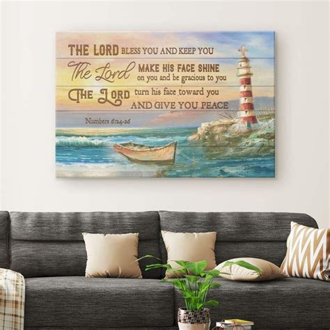 The Lord Bless You And Keep You Numbers 624 26 Bible Verse Wall Art