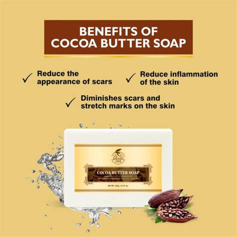 Ka Khadi Ark Herbal Natural Handmade Cocoa Butter Bath Soap Gm Pack