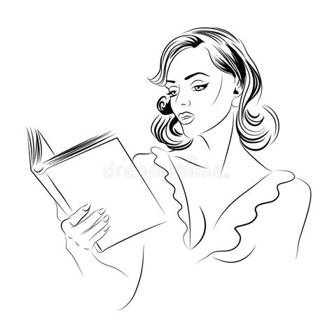 Sketch Person Reading Stock Illustrations 3 387 Sketch Person Reading