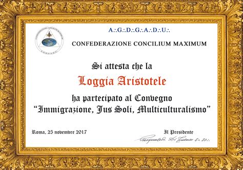 Grande Successo Del Convegno Della Confederazione Concilium Maximum Su