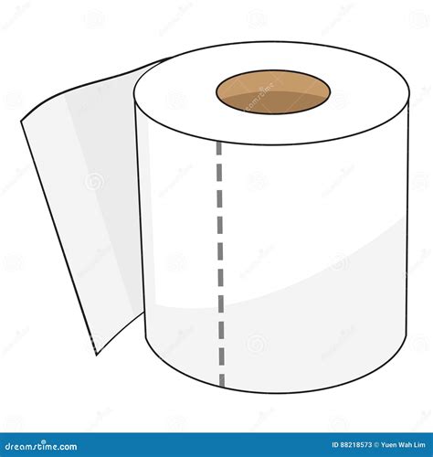 Cartoon Of Man With Toilet Paper Roll Running To Toilet Or Bathroom ...