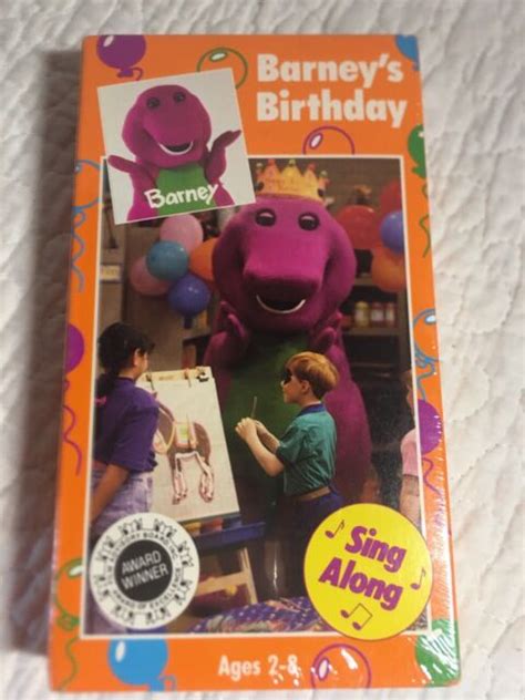 Barney Barneys Birthday Vhs 1992 For Sale Online Ebay