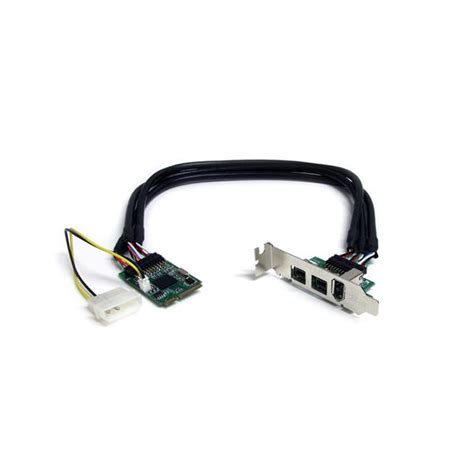 Mini PCIe FireWire Card - 2x FireWire 800 | 1x FireWire 400 | StarTech.com