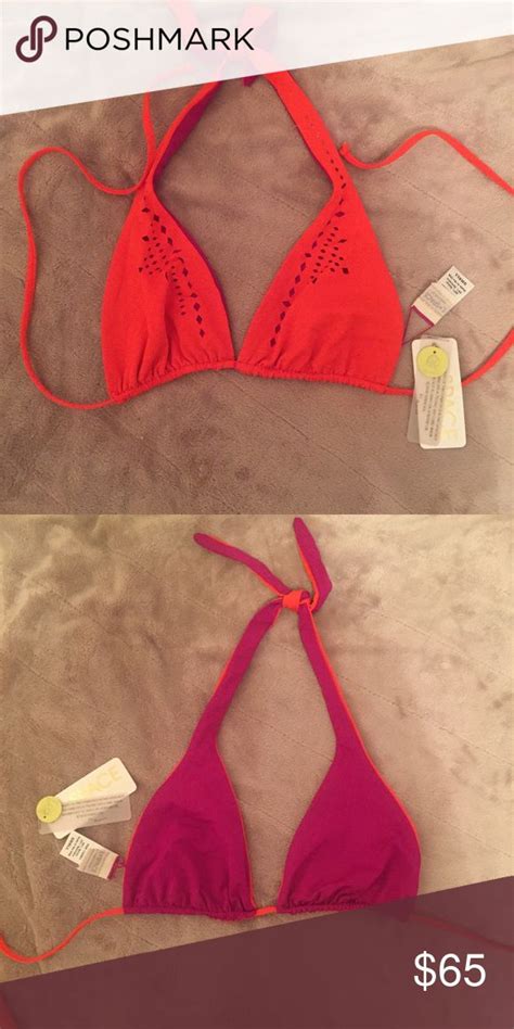 Nwt L Space Reversible Bikini Top Sz S Brand New With Tags Attached