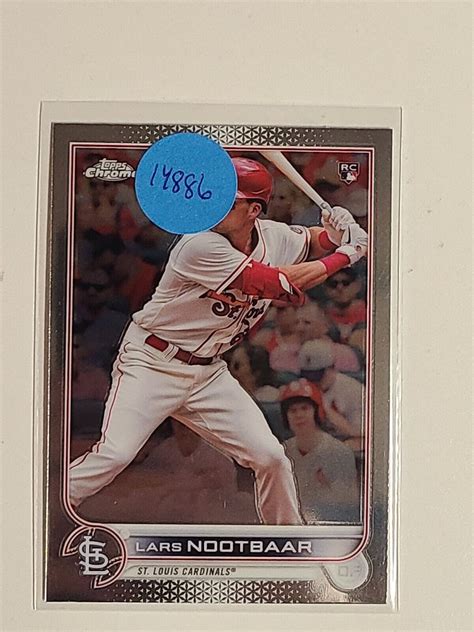 2022 Topps Chrome Lars Nootbaar Rookie 19 St Louis Cardinals EBay