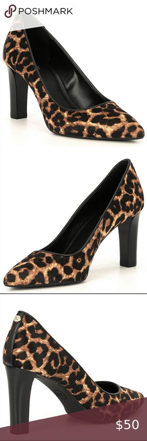 Michael Kors Abbi Cheetah Leopard Calf Hair Pumps Michael Kors Shoes