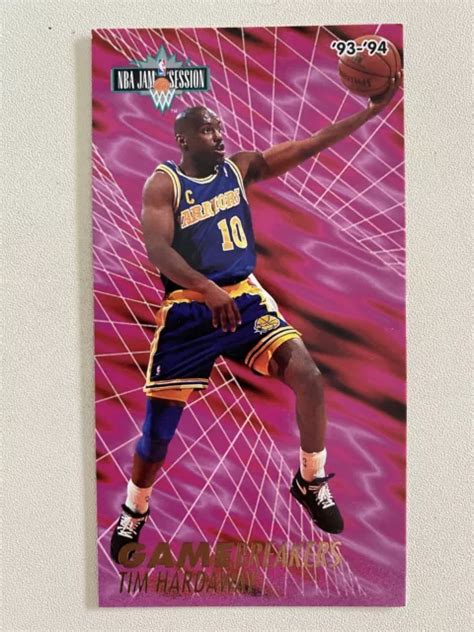 TIM HARDAWAY 1993 94 Fleer NBA Jam Session Insert Gamebreakers 2