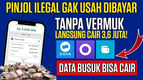 Aplikasi Pinjol Ilegal Tidak Usah Dibayar Pinjaman Online Tanpa